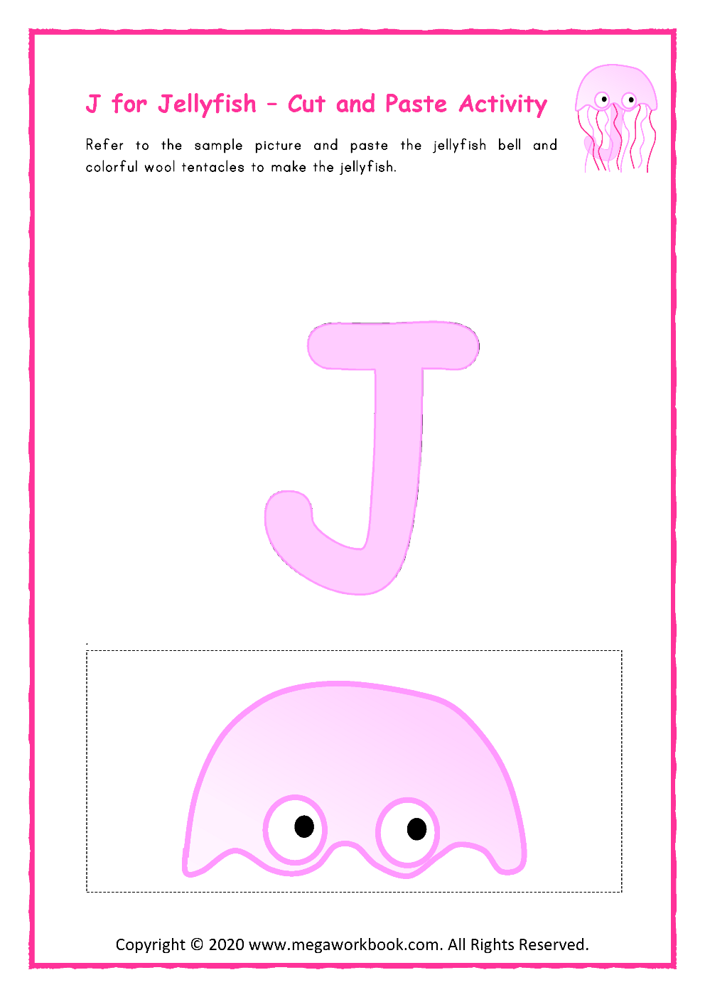 Letter J Crafts K Crafts Alphabet Crafts Preschool Activities 