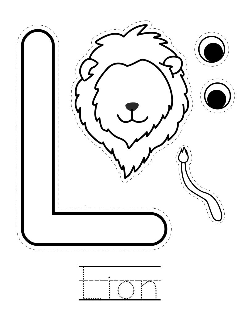 Letter L Craft Lion Activity Homeschooling Preschool Letter L