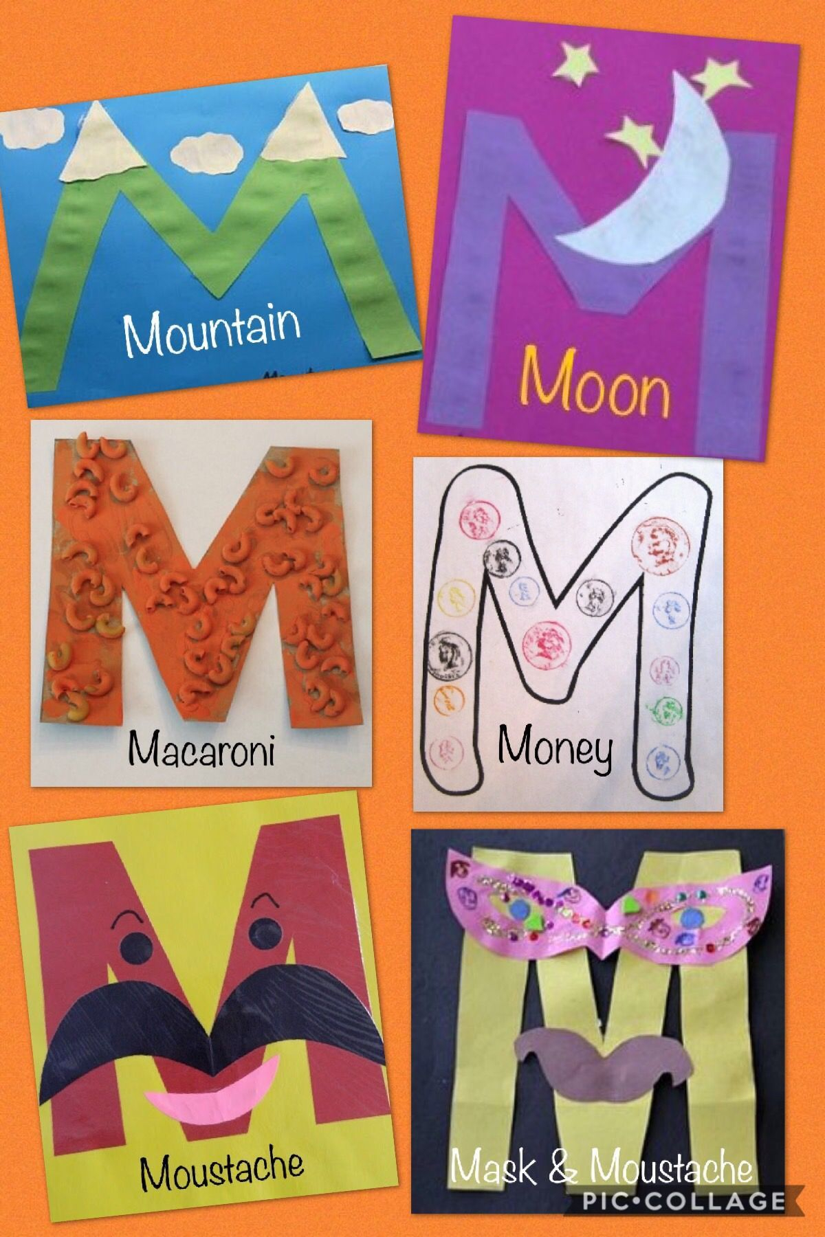 Letter M Crafts Alphabet Preschool Preschool Letter Crafts C42 