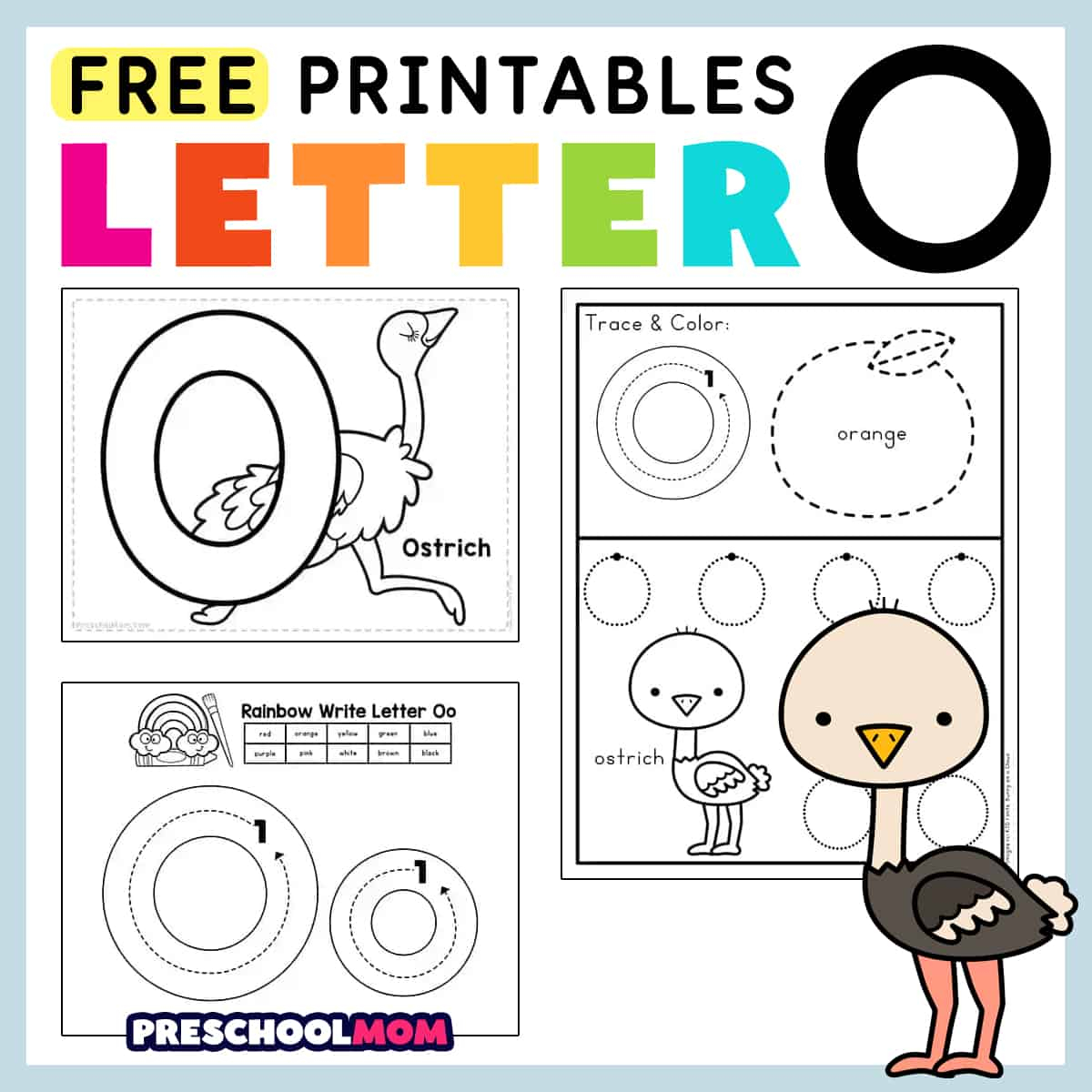 Letter O Printable Worksheets Tracing Printable Alphabet Act
