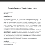Letter Of Invitation For Visa Australia Template Infoupdate