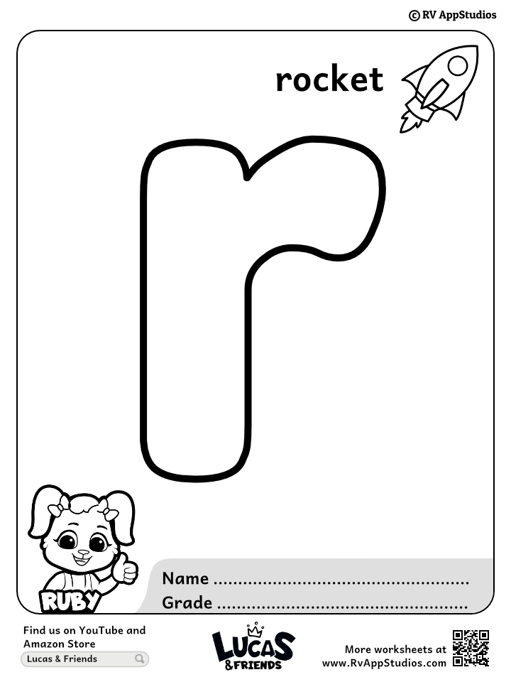 Letter R Coloring Pages Printable For Toddlers Infoupdate