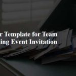 Letter Template For Team Building Event Invitation Free Samples In