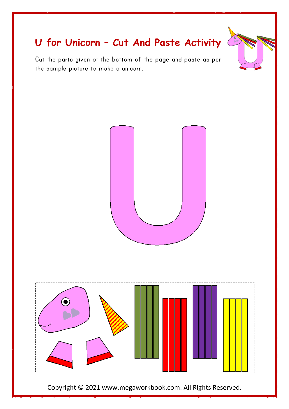 Letter U Craft