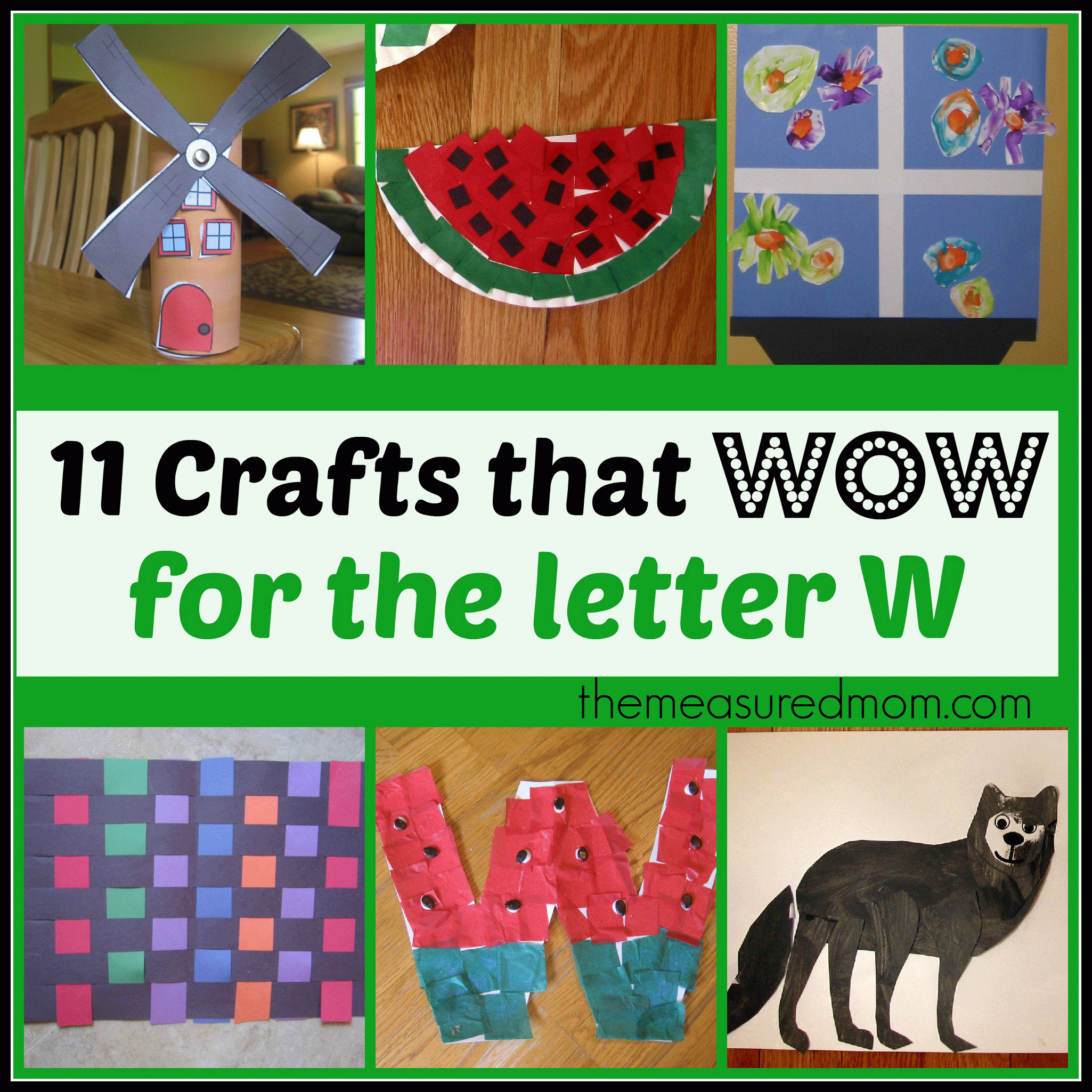 Letter W Crafts The Measured Mom Letter W Crafts Letter A Crafts 