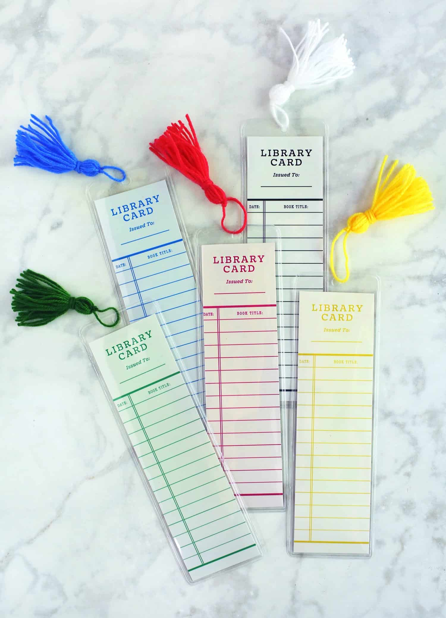 printable library cards