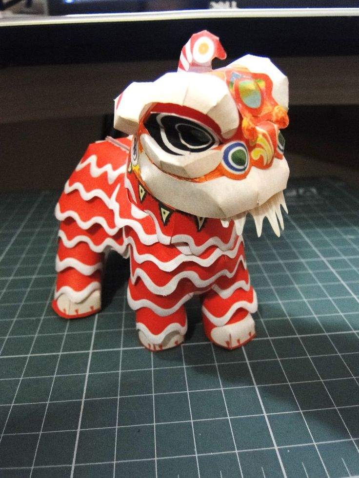 Lion Dance Papercraft By Bslirabsl On DeviantArt