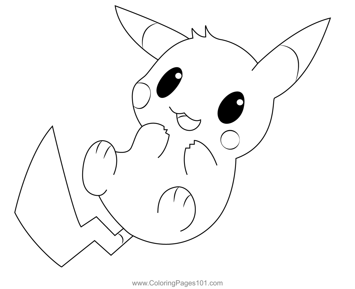 printable coloring pages pikachu