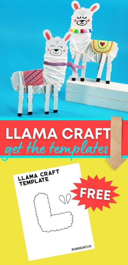 printable llama craft