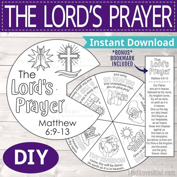 Lord S Prayer Craft 10 Free Pdf Printables Printablee Vrogue co