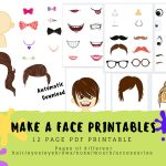 Make A Face Printable Etsy