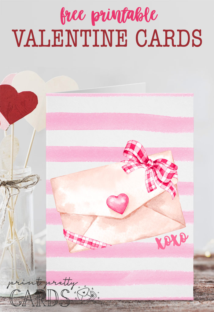 Make A Valentine Card Free Printable