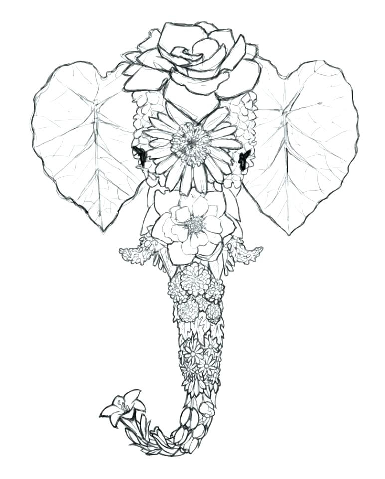 Mandala Elephant Coloring Pages At GetColorings Free Printable 