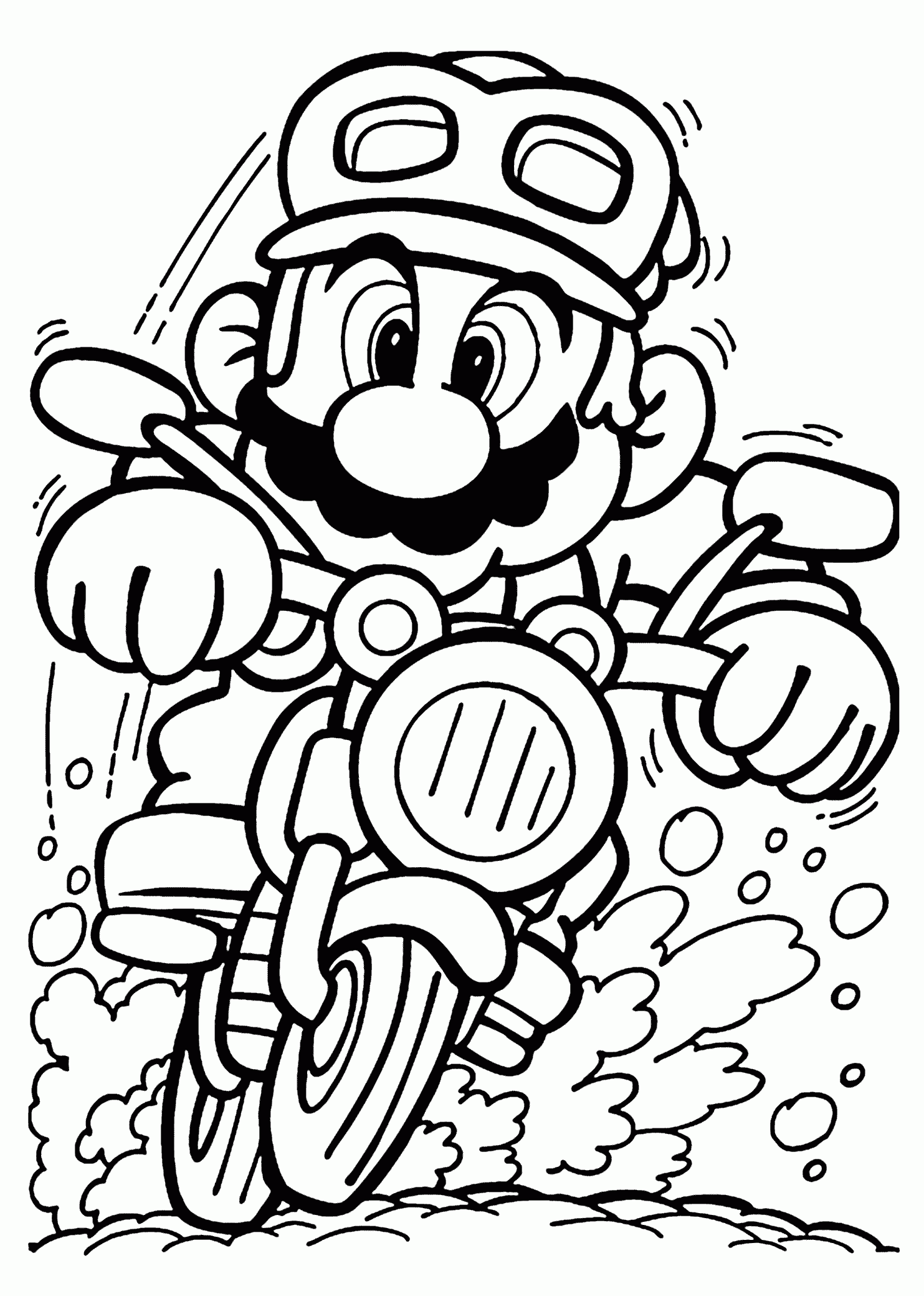Mario Driving Coloring Play Free Coloring Game Online