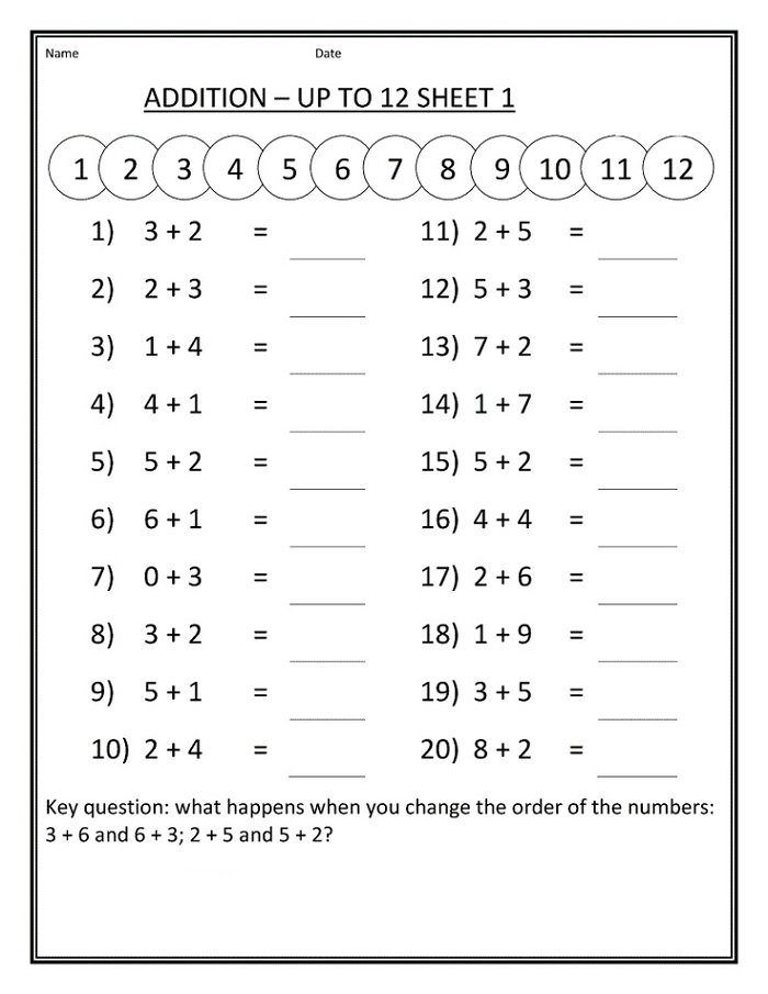 Maths For 7 Year Olds Worksheets Learning Printable