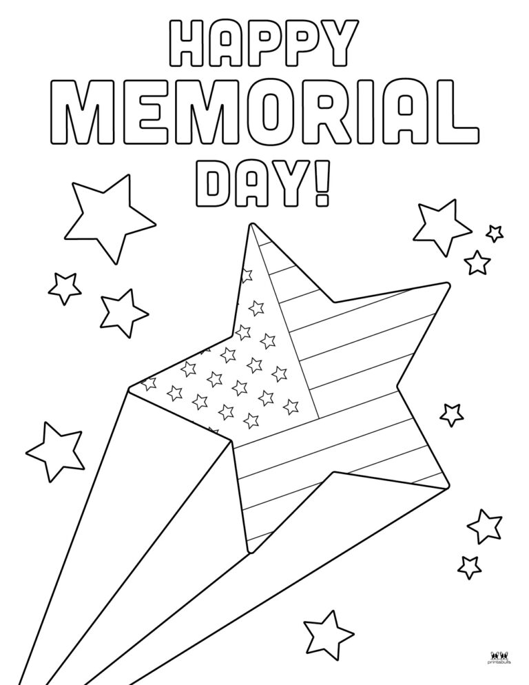 printable coloring pages for memorial day