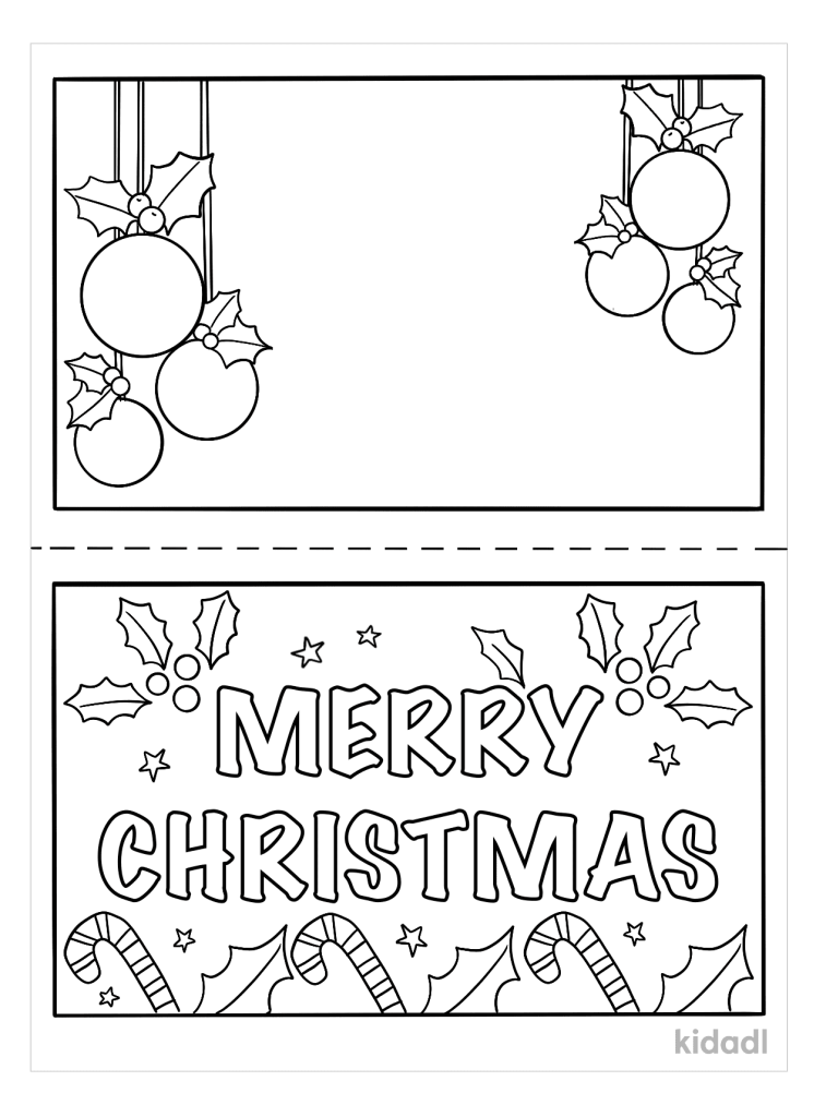 Merry Christmas Card Printable Pdf Printable Free Templates