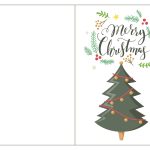 Merry Christmas Cards 10 Free PDF Printables Printablee
