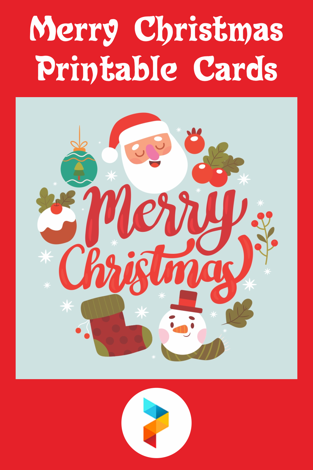 Merry Christmas Printable Card Printable Free Templates