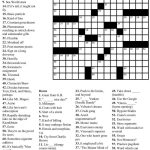 Metro Crossword Puzzle Today Printable James Crossword Puzzles