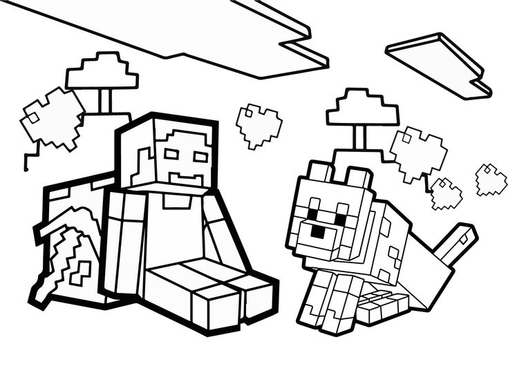 Minecraft Christmas Coloring Pages Coloring Nation