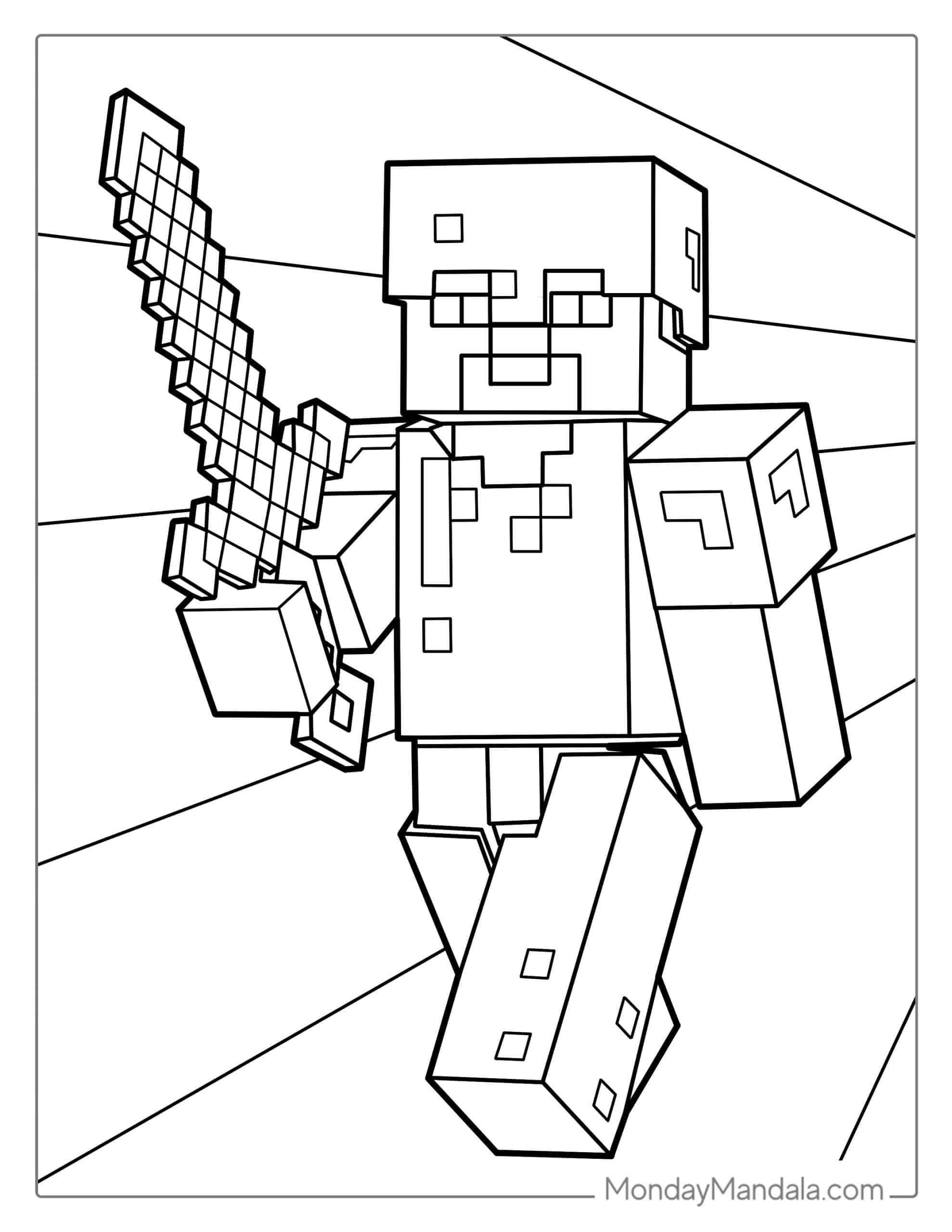 Minecraft Coloring Book Printable Printable Sight Words List