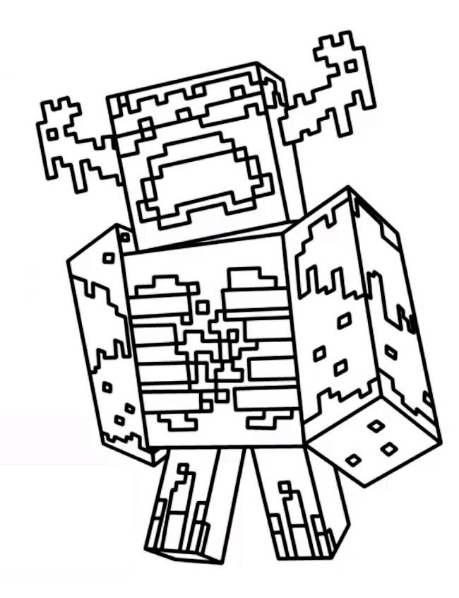 Minecraft Coloring Pages Free Printable PDF 