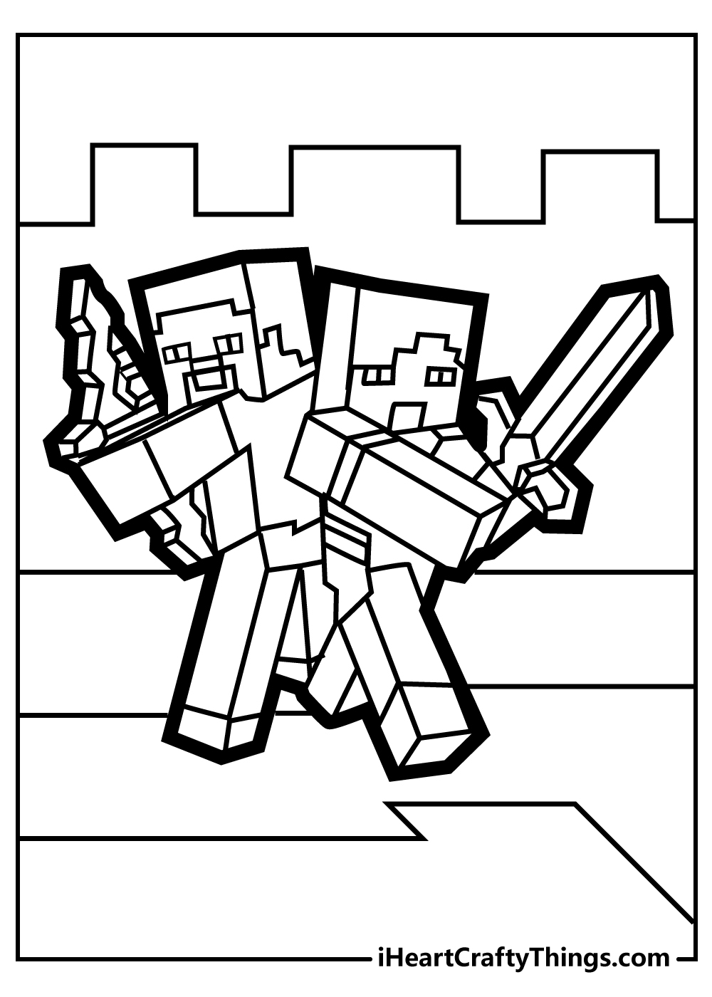 Minecraft Colouring Sheets Free Printable For S Infoupdate