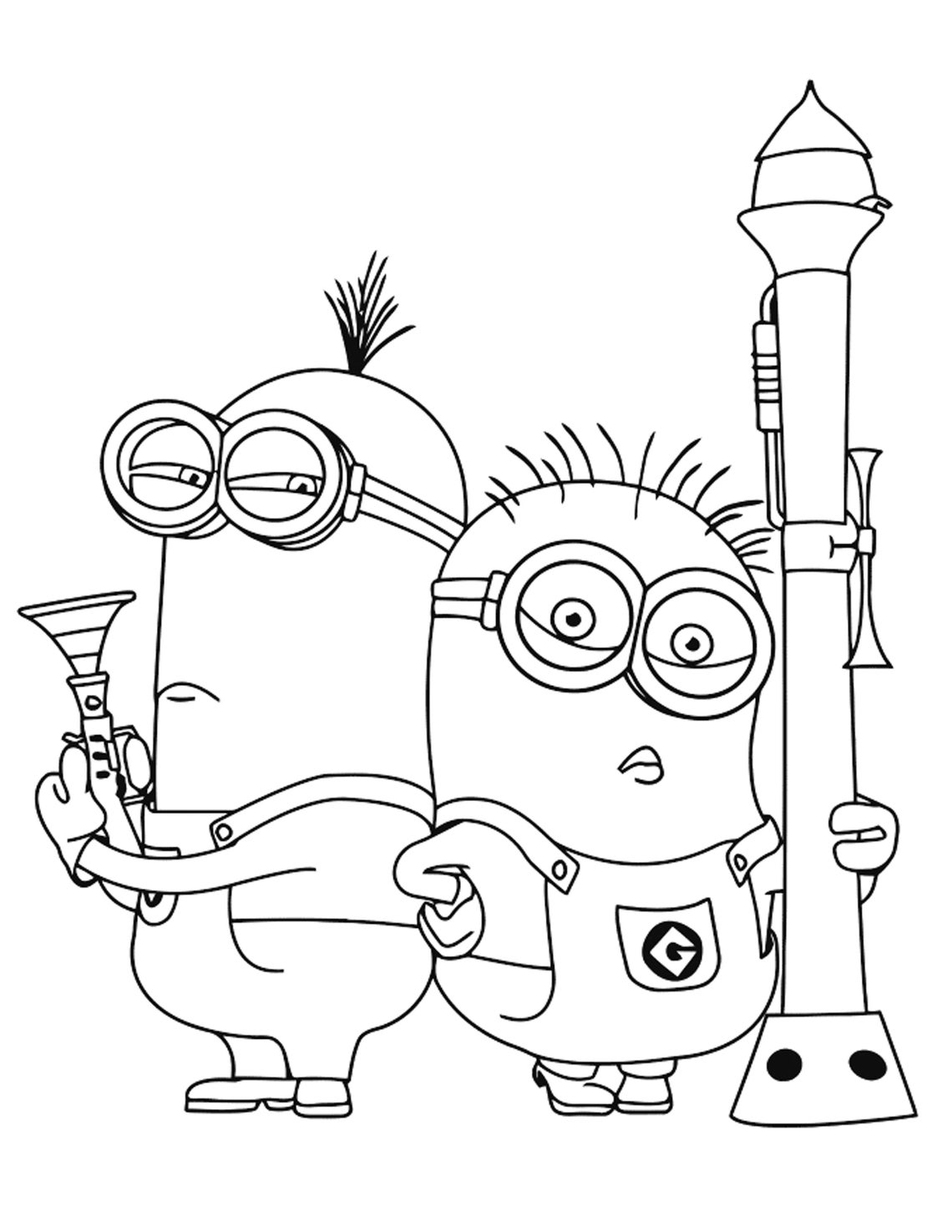 printable coloring pages minions