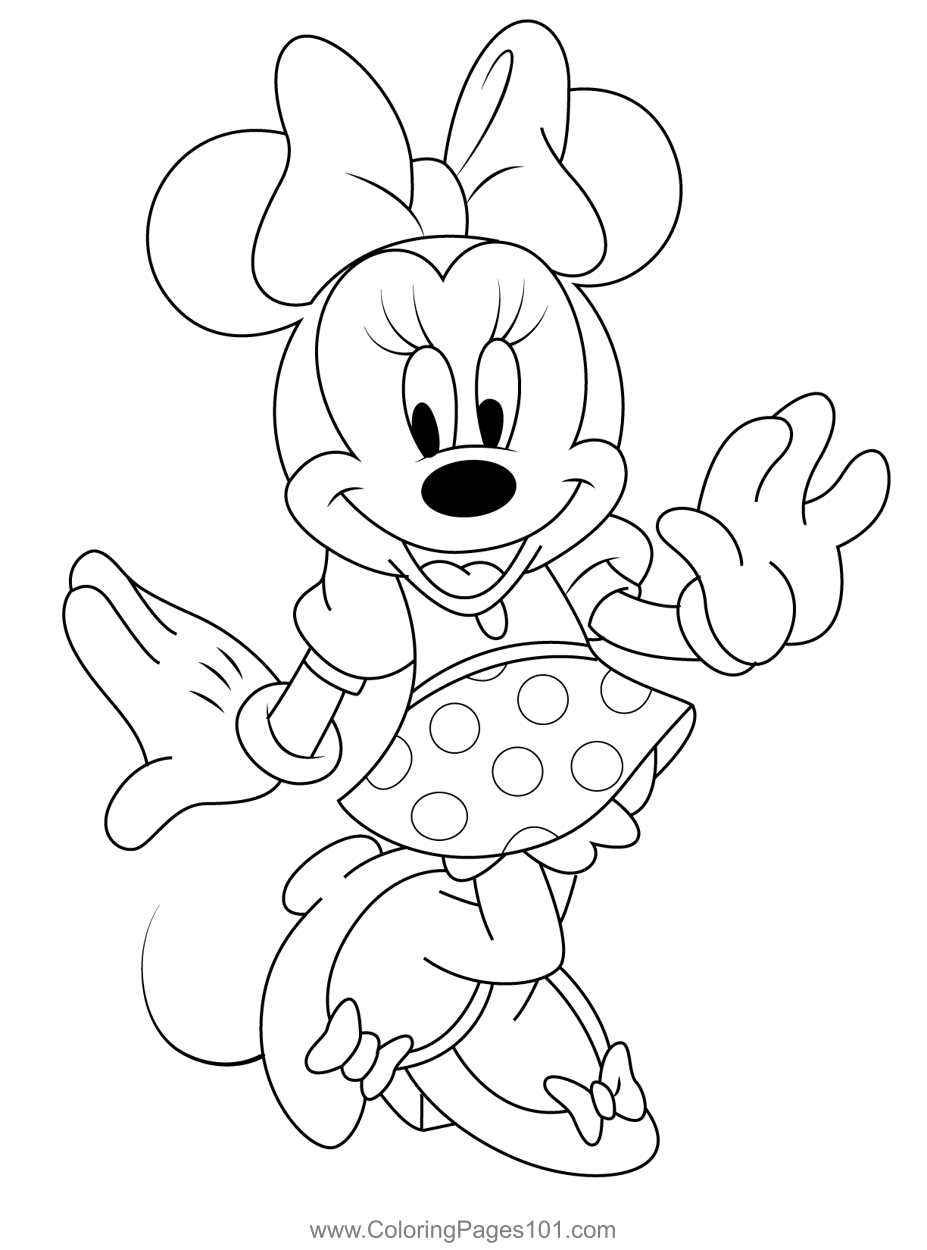 printable coloring pages minnie mouse printable coloring pages minnie mouse