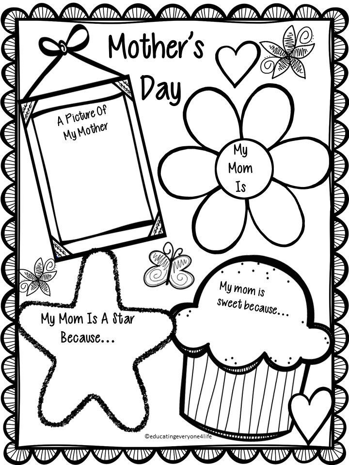 Mother 39 s Day Activities For Students