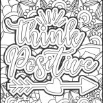 Motivational Quotes Coloring Page