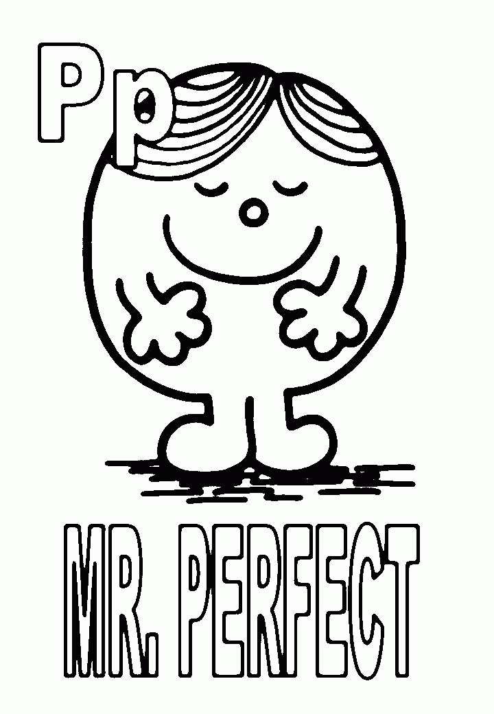 Mr Men Coloring Pages Printable