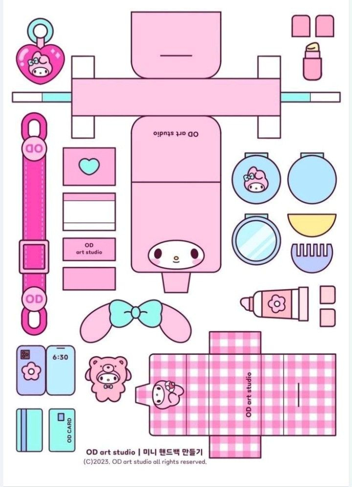 My Melody Papercraft