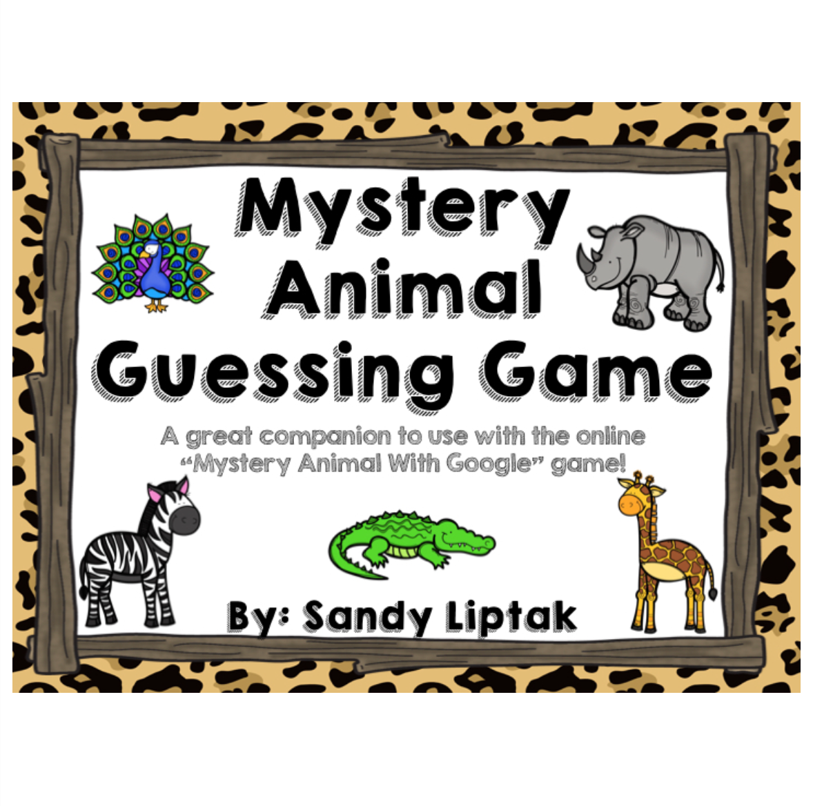 Mystery Animal Guessing Game Lessons By Sandy