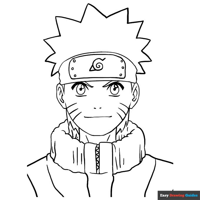 printable coloring naruto