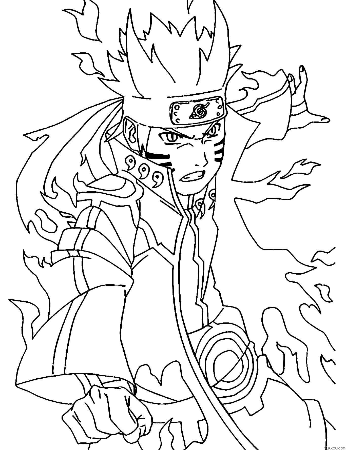 Naruto Coloring Pages Free Printable Coloring Pages 6 Naruto Coloring