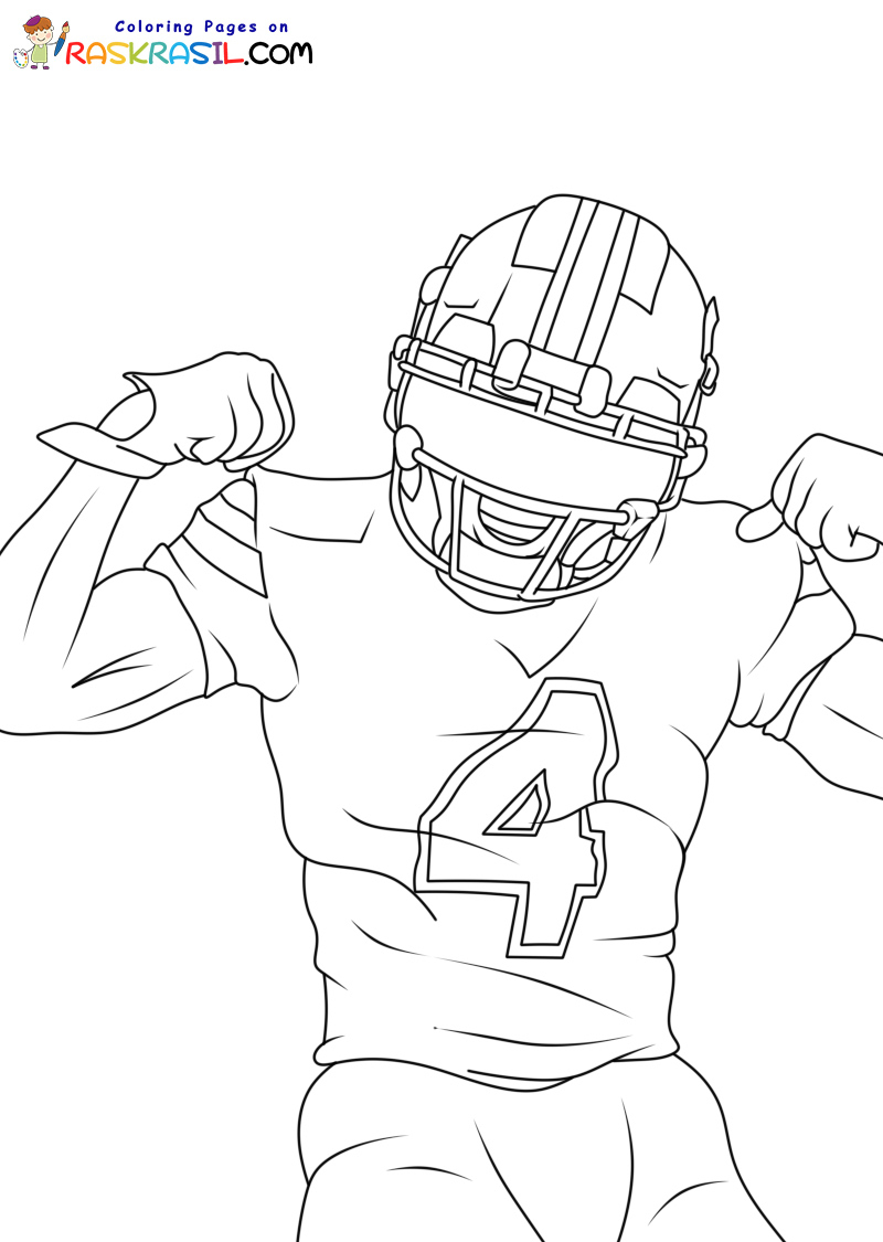 printable coloring pages nfl