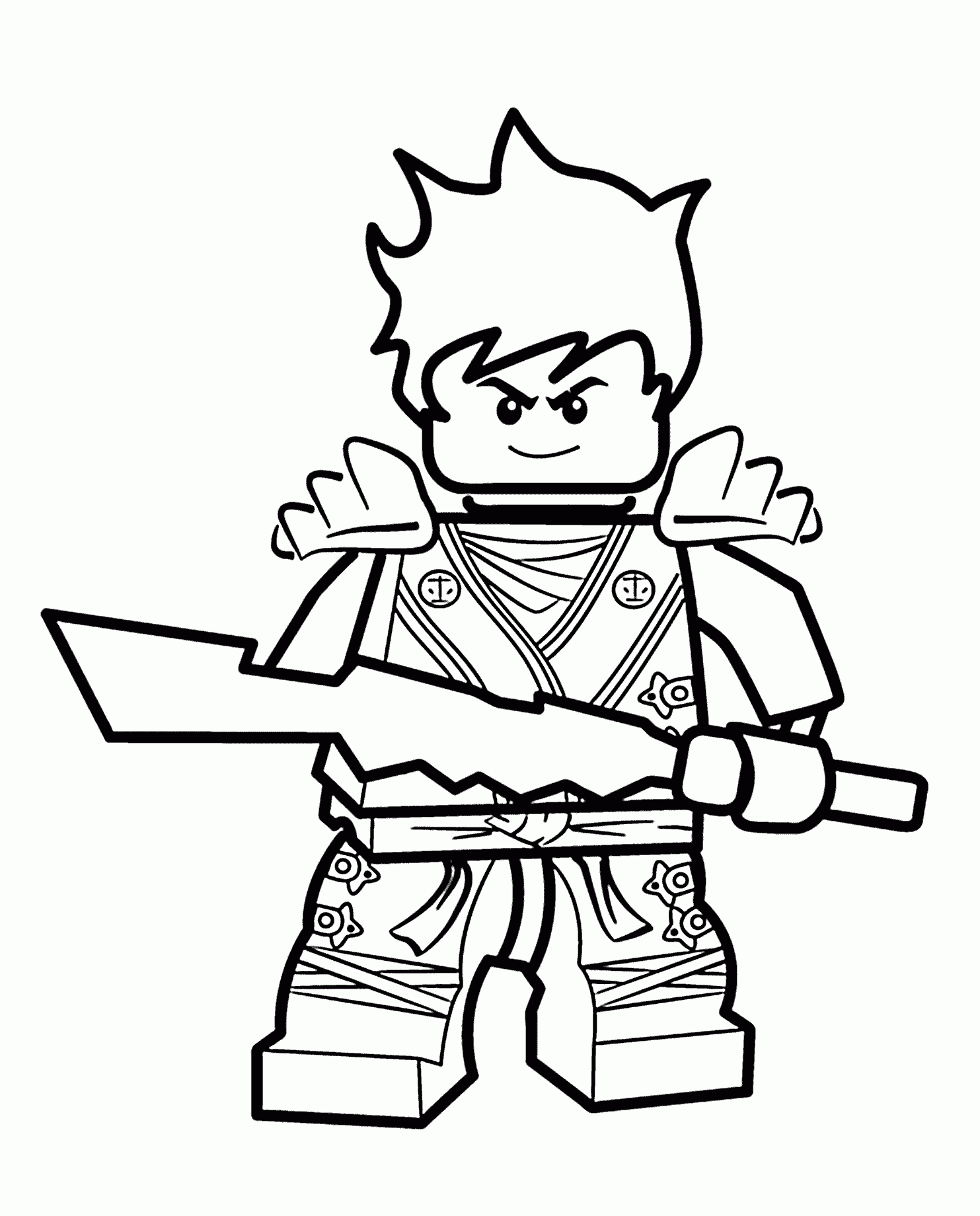 printable ninja coloring pages