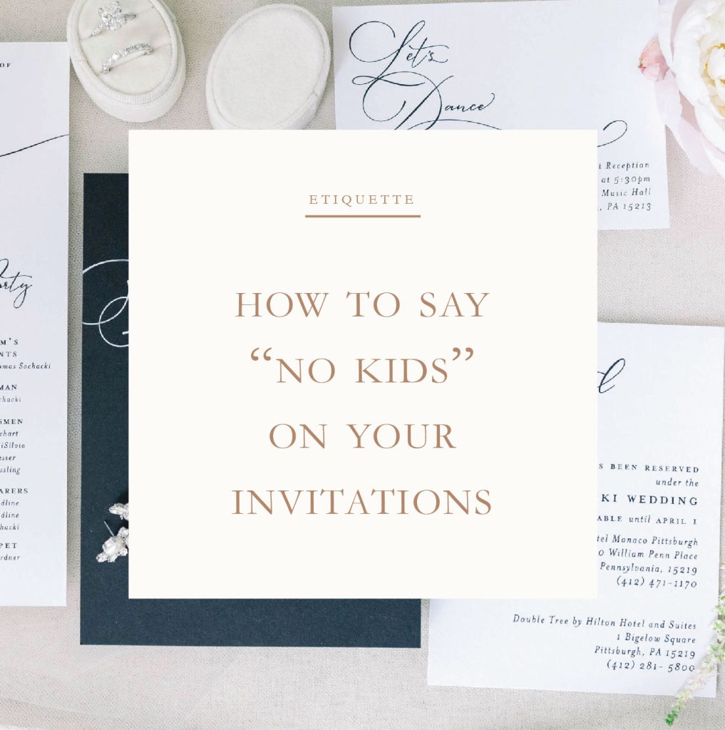 No Kids Wedding Invitation Wording Blog blushpaperco