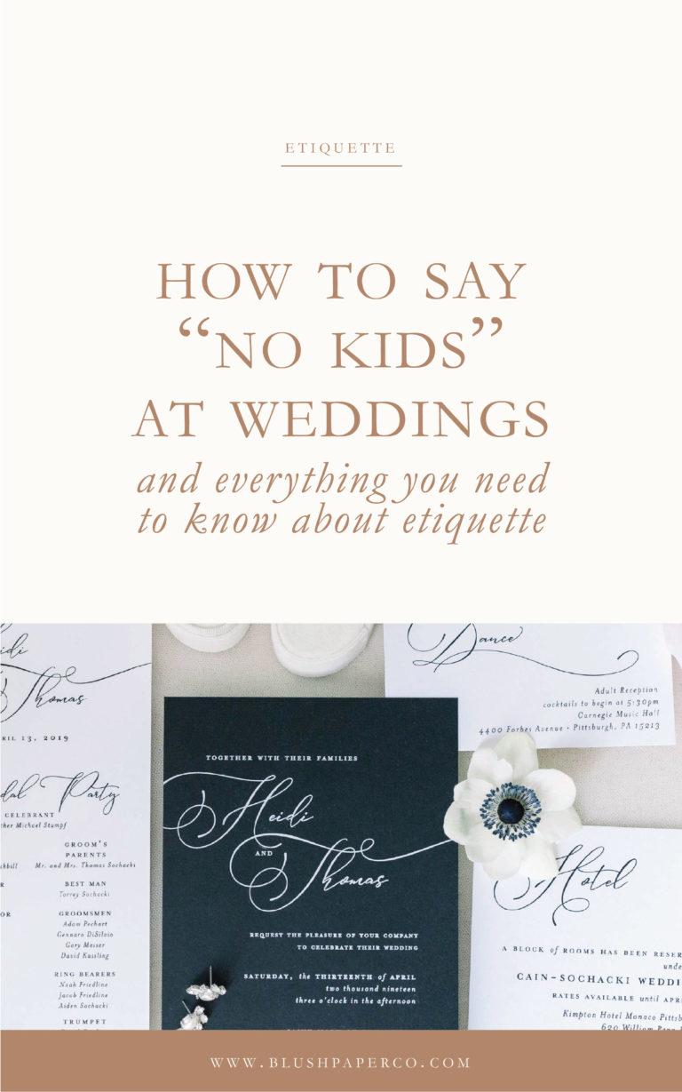  No Kids Wedding Invitation Wording Blog blushpaperco