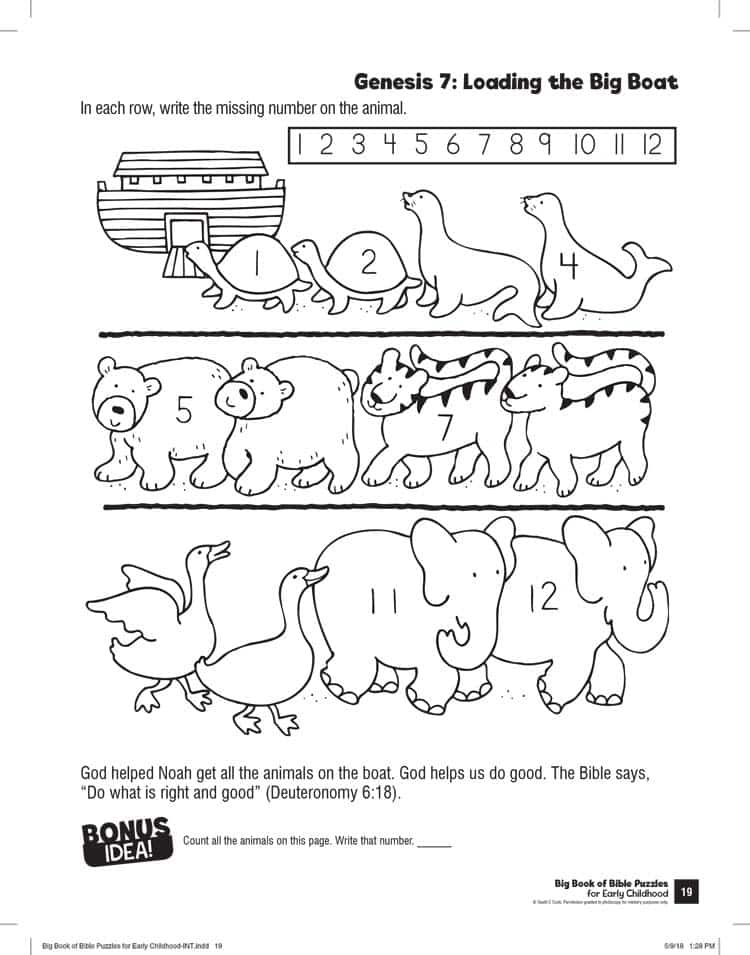 Noah S Ark Activities Free Printables In 2020 Noahs A Vrogue co