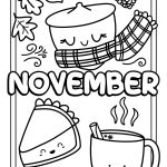 November Coloring Pages 5 Free Printables For Kids Cute Coloring