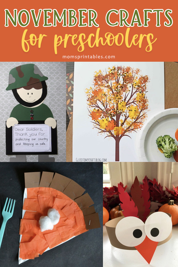 November Crafts For Preschoolers Mom 39 s Printables