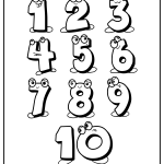 Number 4 Coloring Pages Coloring Nation