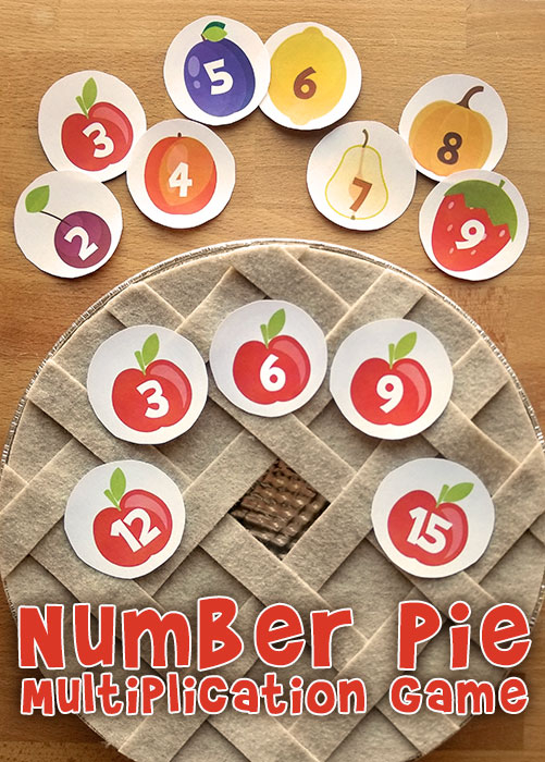 Number Pie Printable Multiplication Game Woo Jr Kids Activities