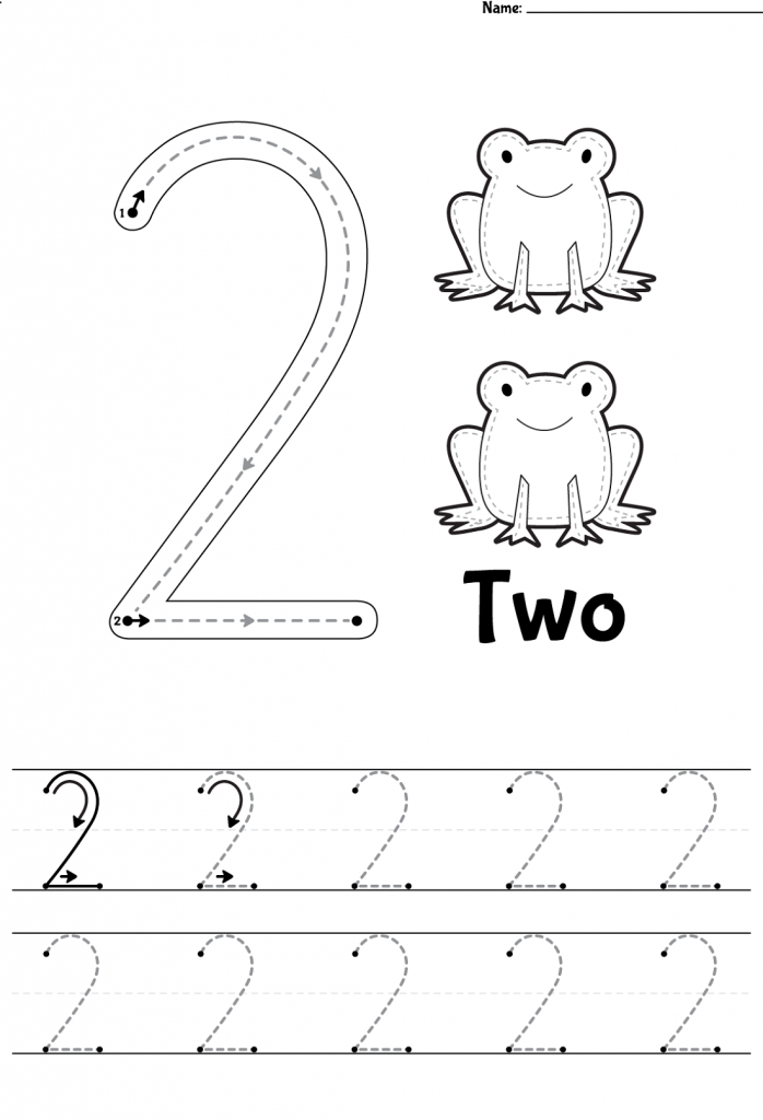 Number Worksheets For 3 Year Olds