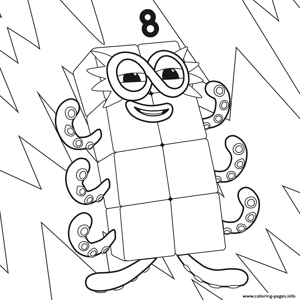 Printable Numberblocks Coloring Pages Printable Templates Printable numberblocks coloring pages printable templates