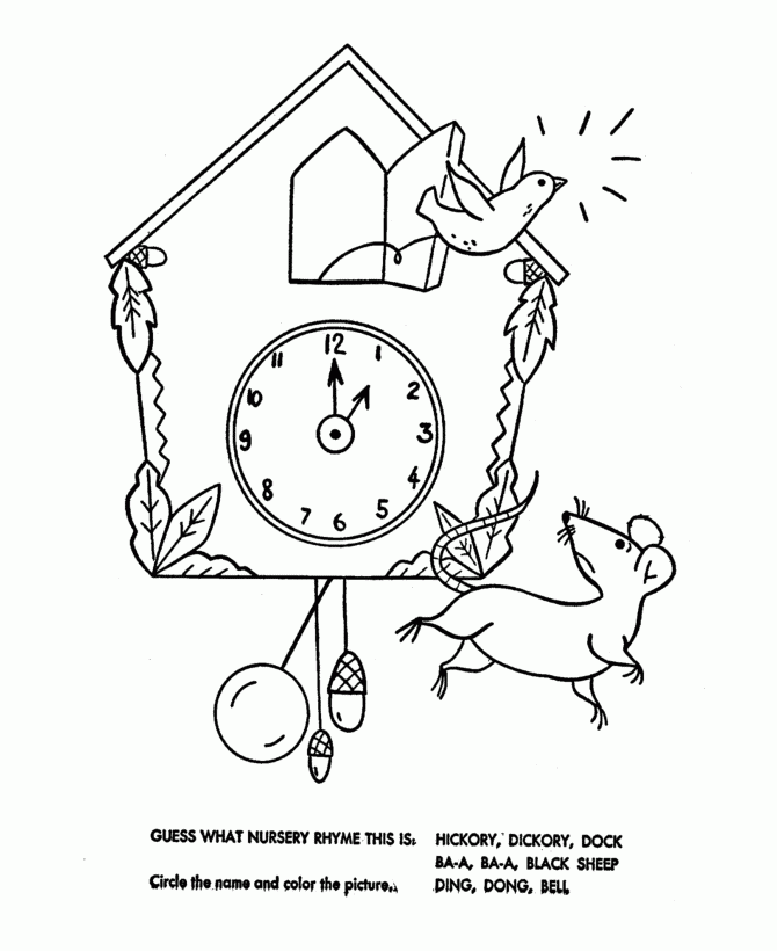 Nursery Rhymes 11 Coloring Page Free Printable Coloring Pages For Kids