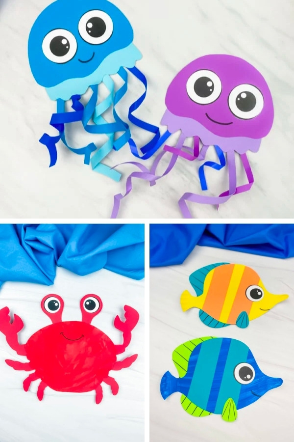 Ocean Animals Crafts For Kids